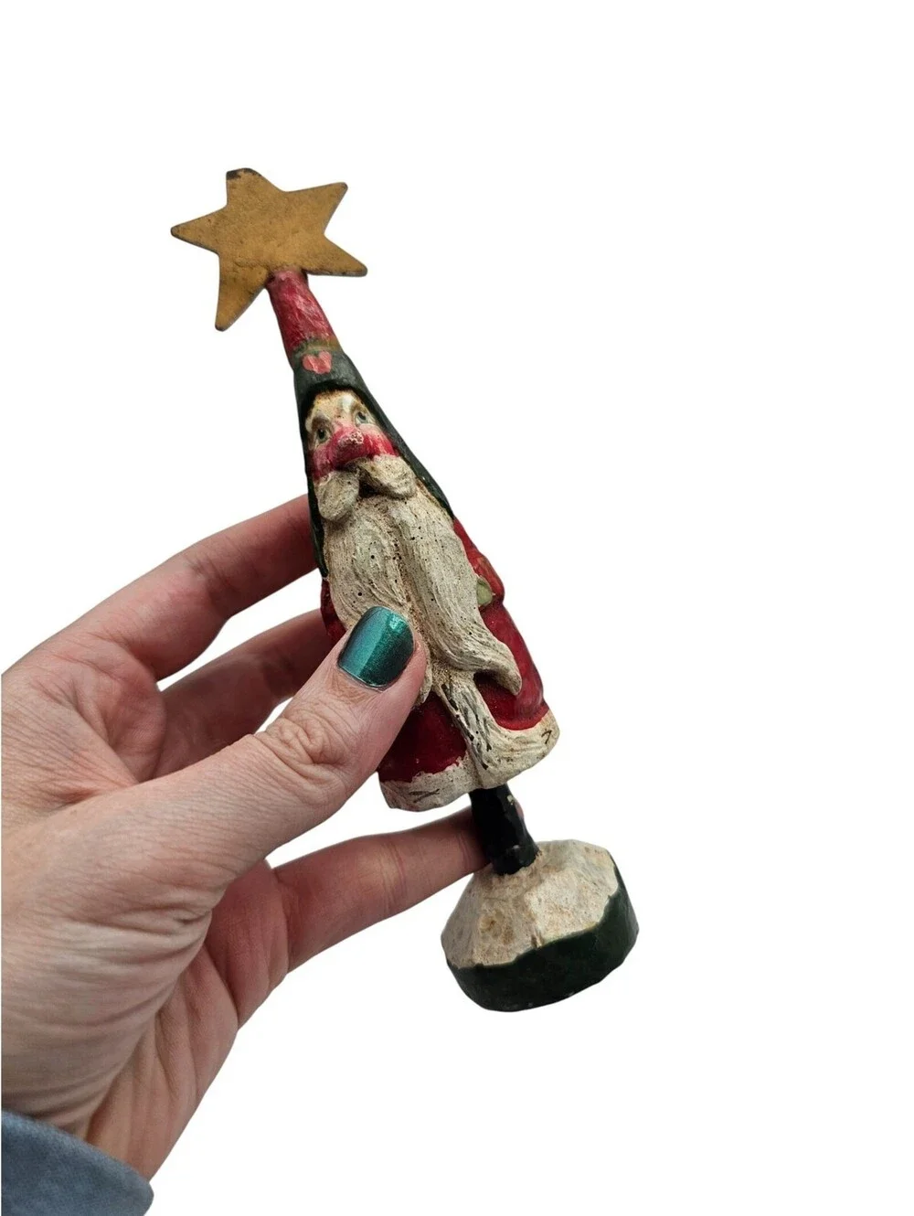 Vintage House Of Hatten Santa Claus Star Topper FIGURE